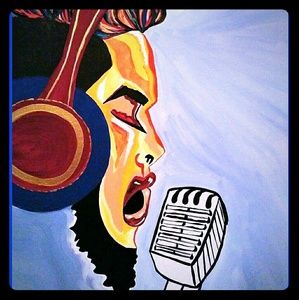 Handpainted Acrylic Canvas